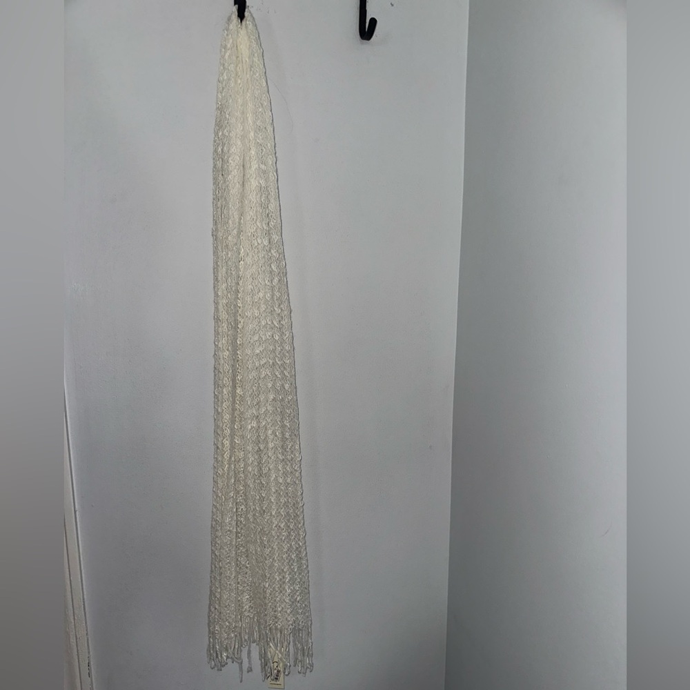 Macy's Elegant White Scarf